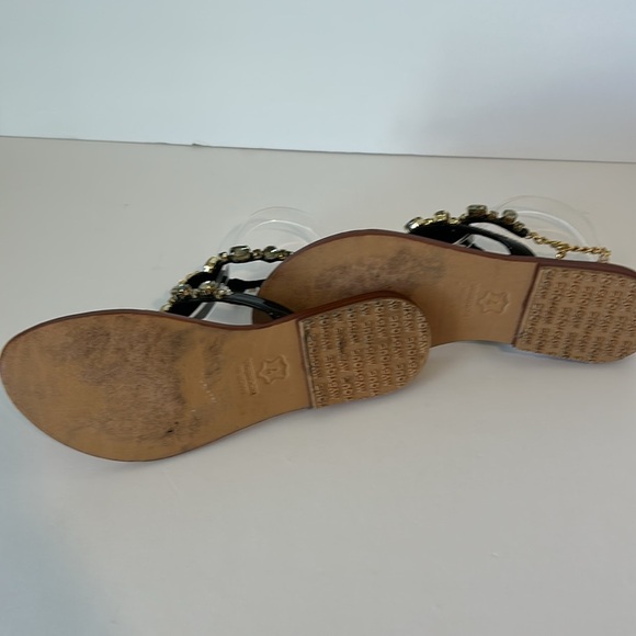 Mystique boutique black brussels sandals size 7 - Picture 9 of 9